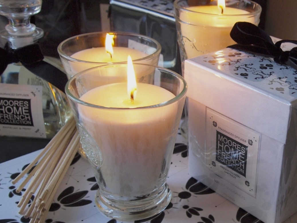 Hand Poured Perfumed Candles Moores Home and Garden